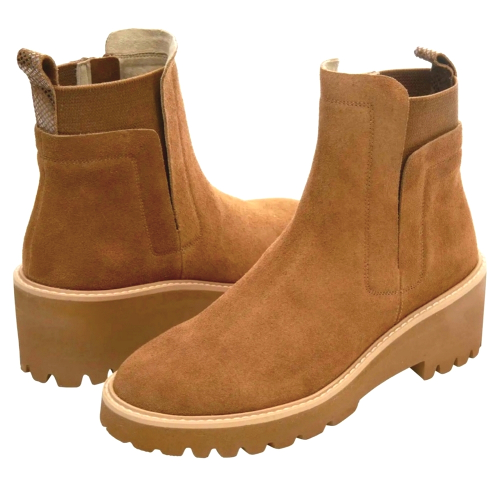 New vaneli suede platform ankle boots